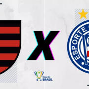 Flamengo e Bahia Copa do Brasil