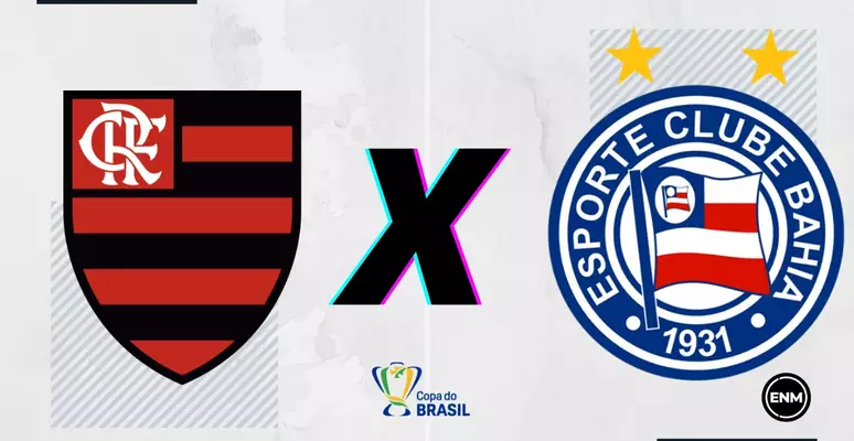 Flamengo e Bahia Copa do Brasil